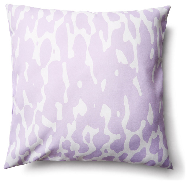 Animal 20x20 Outdoor Pillow, Purple - Modern - Decorative Pillows